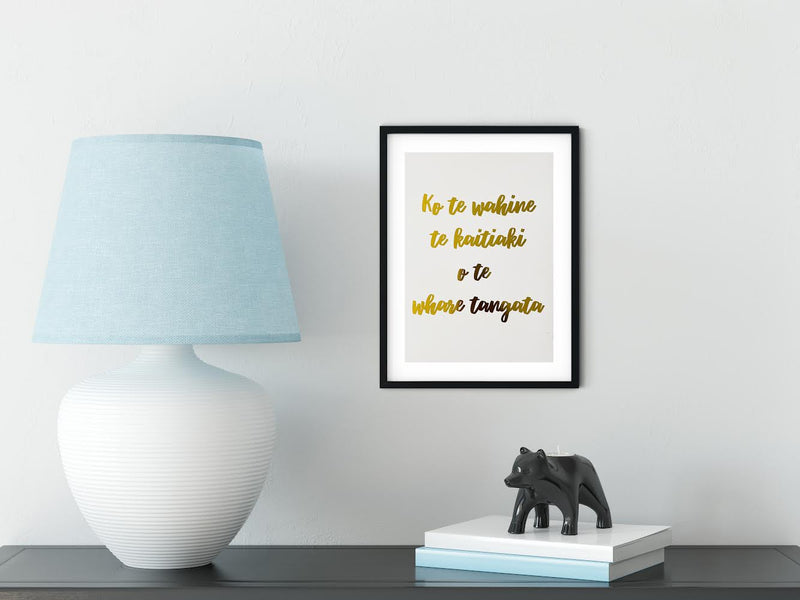 House of Humanity - “Ko te wāhine te kaitiaki o te whare tangata” print
