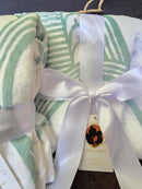 Maori Baby Blanket - Moemoeā (dream) Sage Green