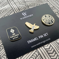 Enamel Pin - Huatau Set of 3