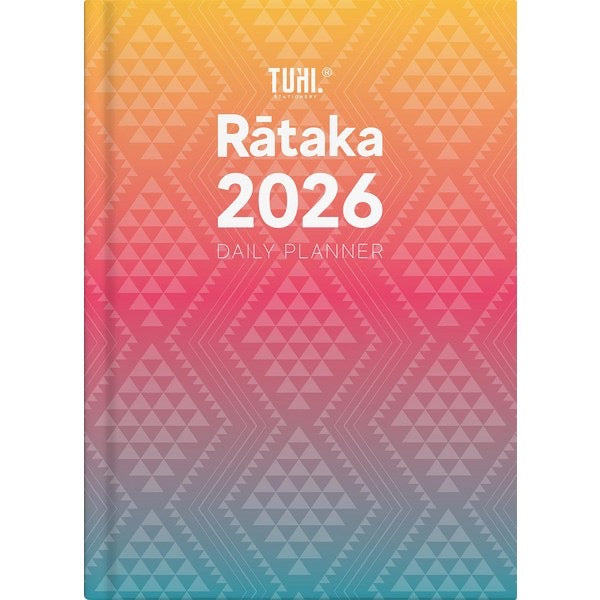 Tuhi Bilingual Diary Day Per Page Rataka 2026 Rangi
