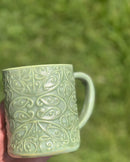 Ceramic Cup with Koru Designs