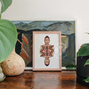 Kāri Māori A4 art print