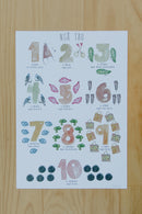 Te reo Māori A3 Alphabet & Number Prints