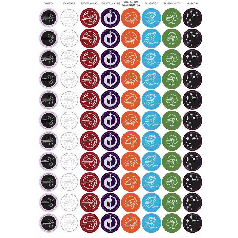Lunar & Atua Stickers