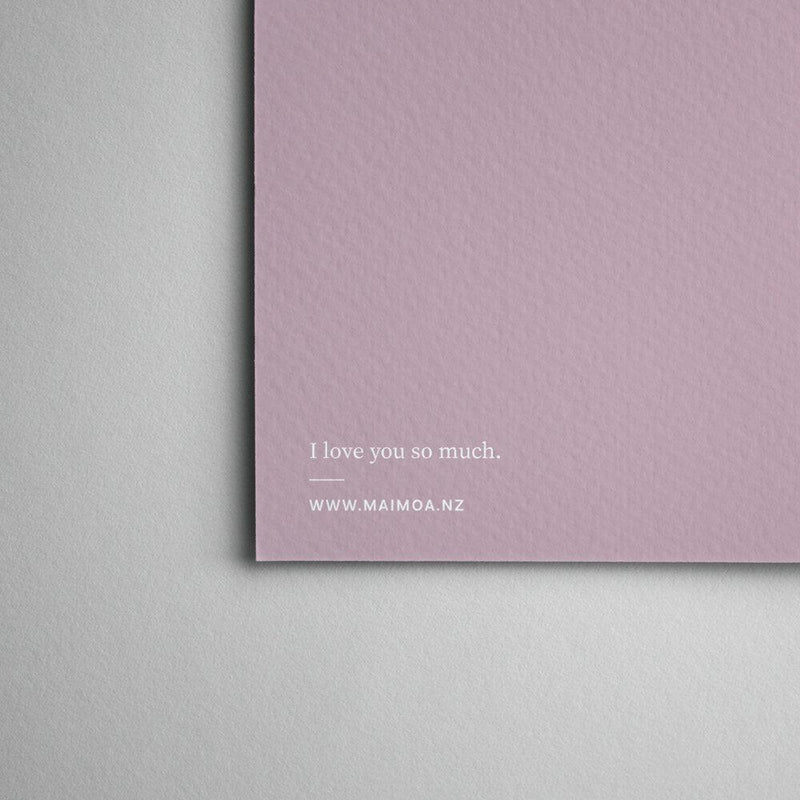 'I love you so much' Greeting Card