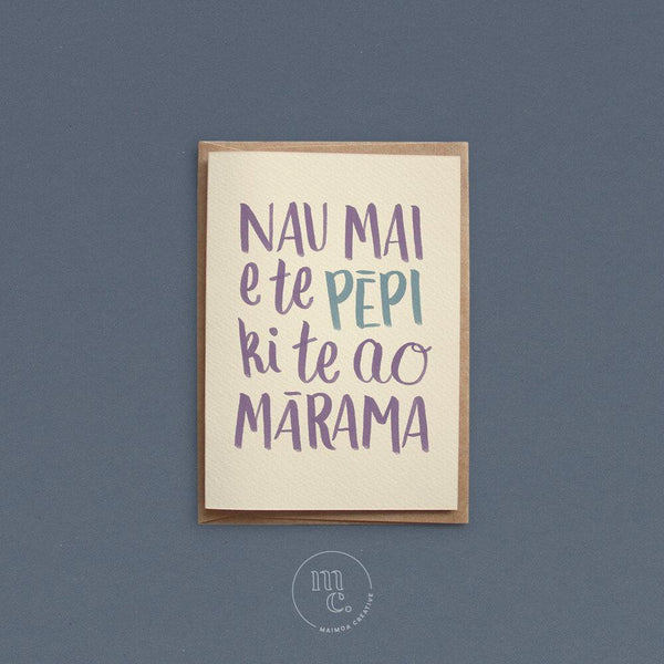 New baby Greeting Card
