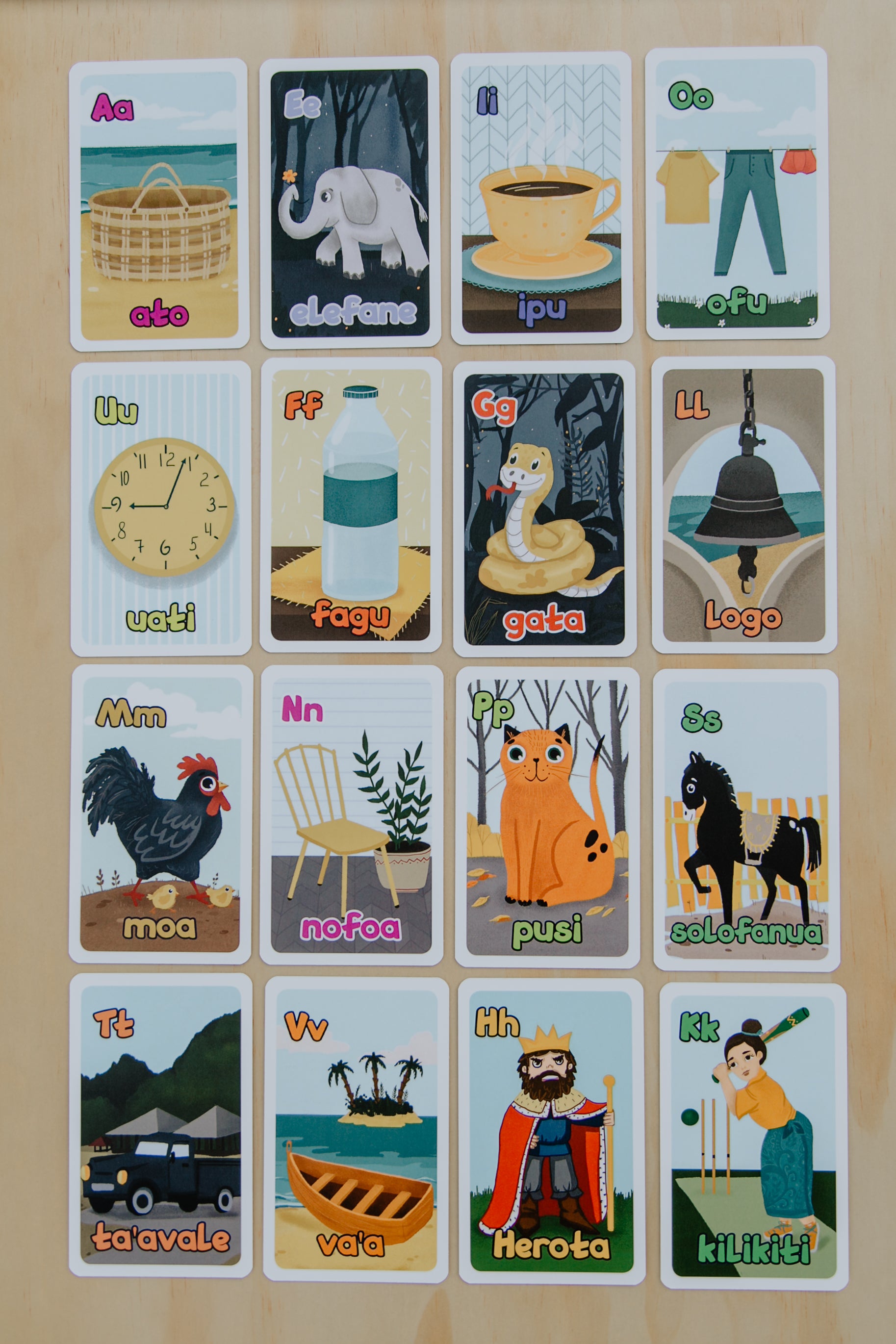 Faitau Pi - Samoan alphabet