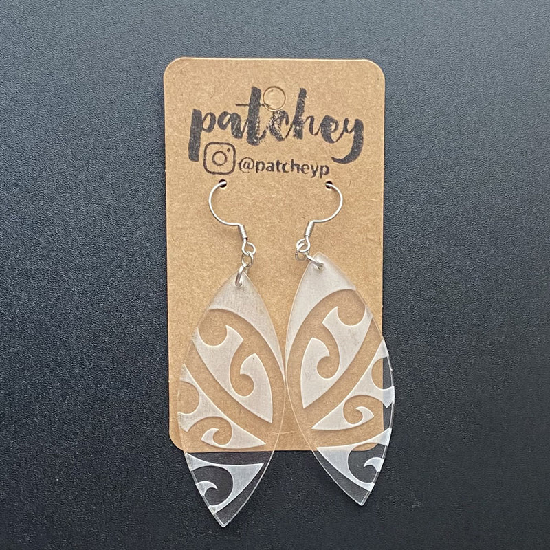 Purerehua Acrylic earring