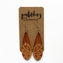 Roimata wood earring